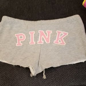Victoria's secret pink sweat shorts very cute!